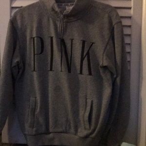 pink sweatshirt